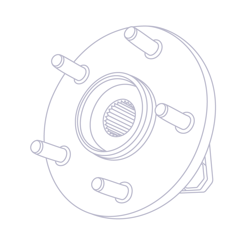 Wheel bearing and hub assembly wire drawing