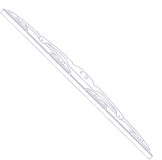 Wiper blade wire drawing
