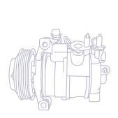 A/C Compressor wire drawing