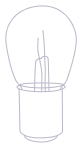 Brake Light Bulb wire drawing