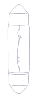 Dome Light Bulb wire drawing