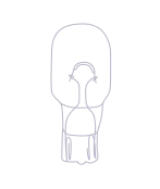Center High Mount Stop Light Bulb wire drawing